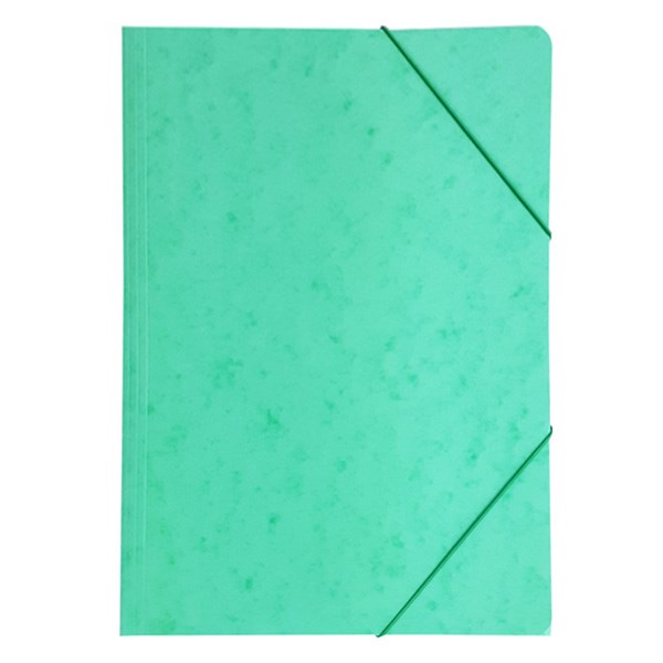 Gumis mappa A/4 prespán világoszöld 345 g