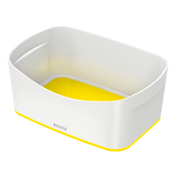 Tároló doboz LEITZ Wow Mybox műanyag fehér/sárga