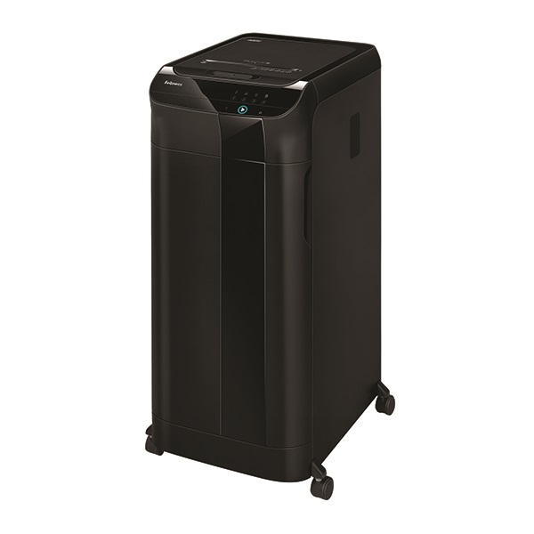 Iratmegsemmisítő FELLOWES AutoMax 600M 2x12mm mikro-konfetti 14 lap P5 fekete