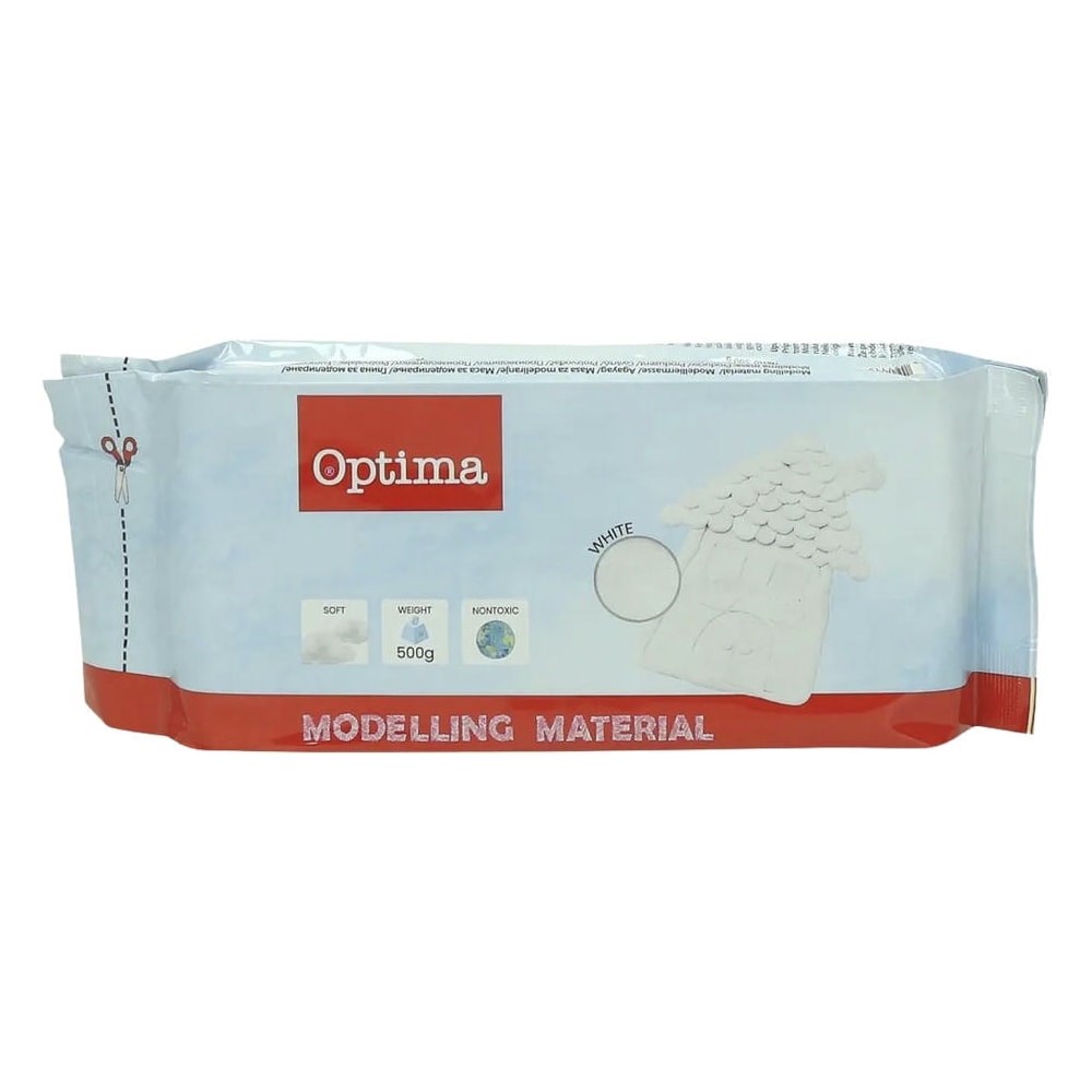 Gyurma OPTIMA modellező fehér 500 g