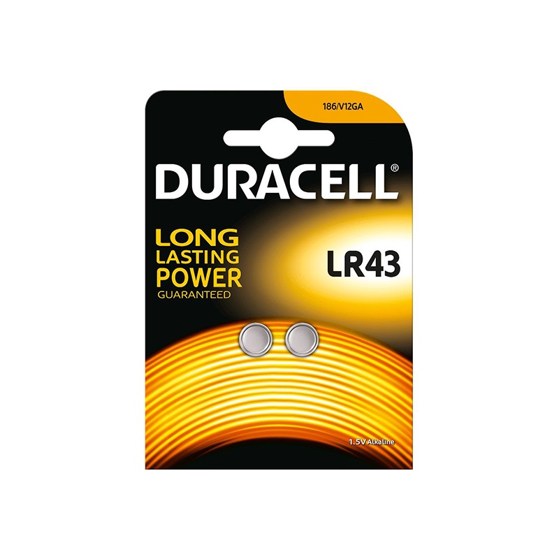 Elem gomb DURACELL LR43 2-es