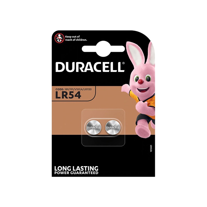 Elem gomb DURACELL LR54 2-es