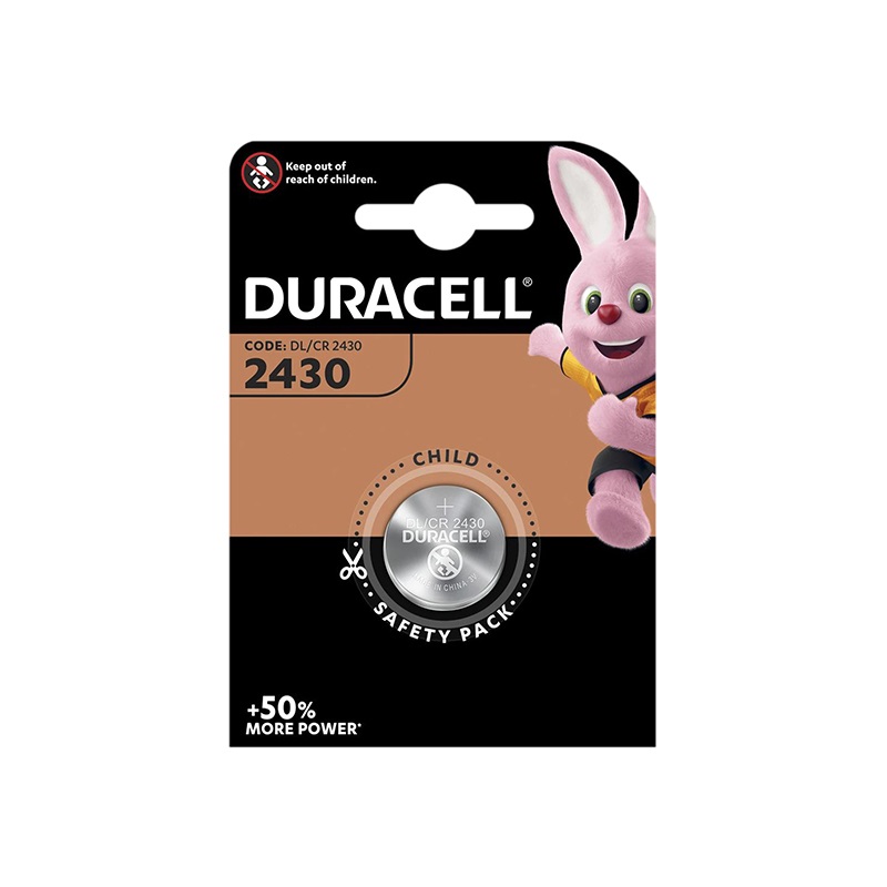 Elem gomb DURACELL DL2430 1-es