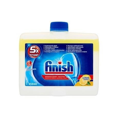 Mosogatógép tisztító FINISH 250 ml citrom