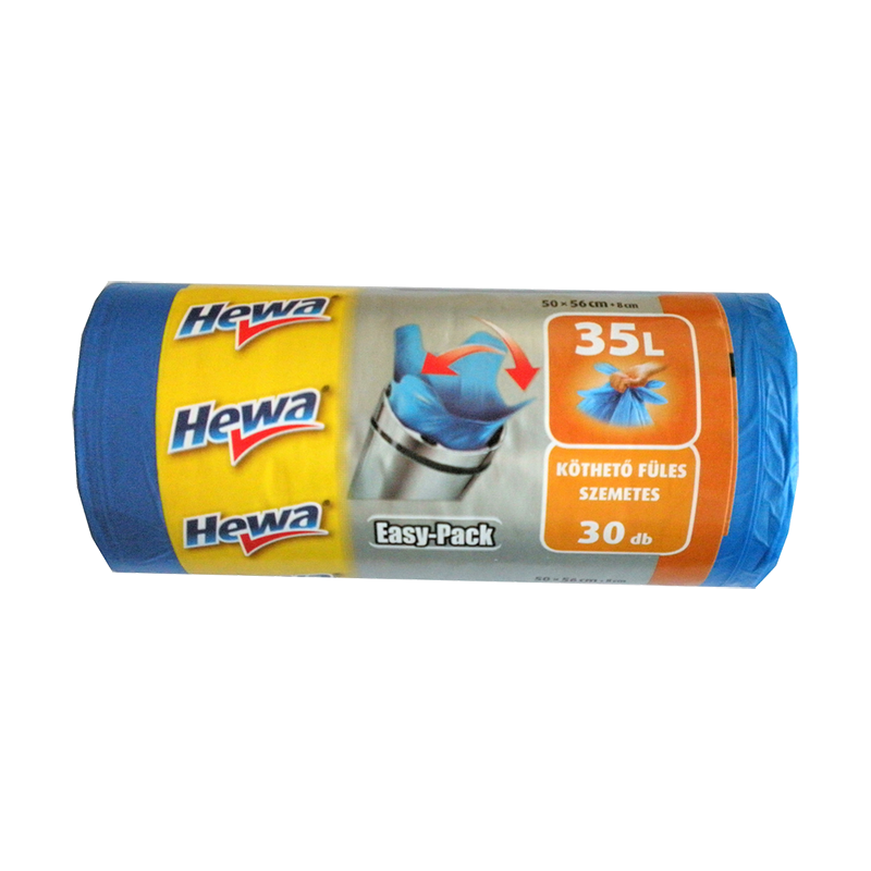 Szemeteszsák HEWA Easy-Pack köthető füles 35L 30 db