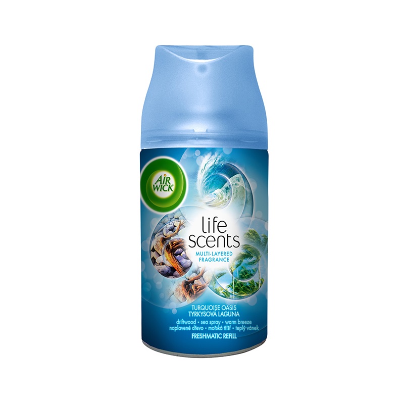 Légfrissítő utántöltő AIR WICK Life Scents Türkiz Oázis 250 ml