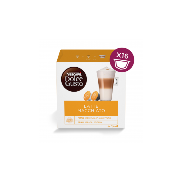 Kávékapszula NESCAFE Dolce Gusto Latte Macchiato 2x8 db