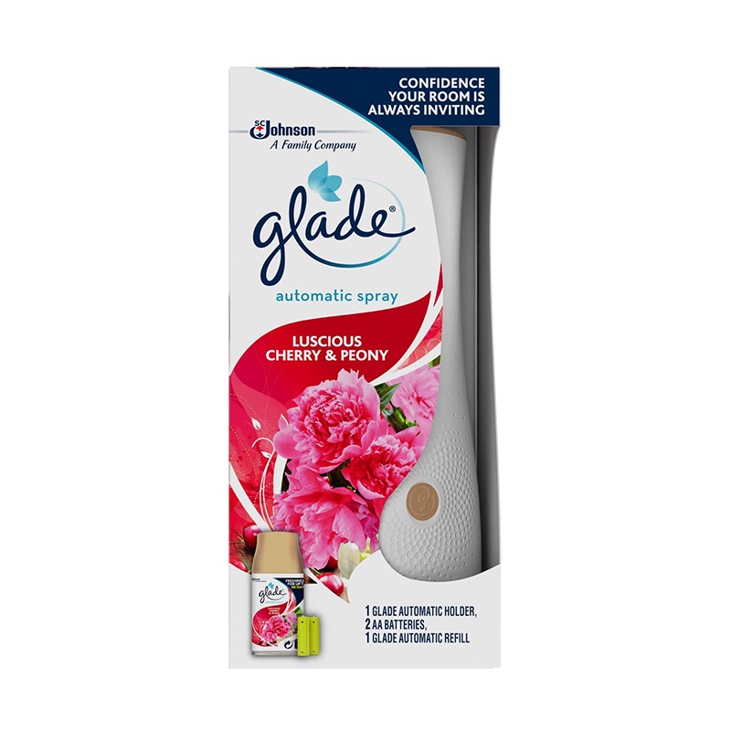 Automata légfrissítő GLADE Zamatos cseresznye & bazsarózsa 250ml