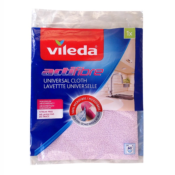 Törlőkendő VILEDA Actifibre 29x29 cm