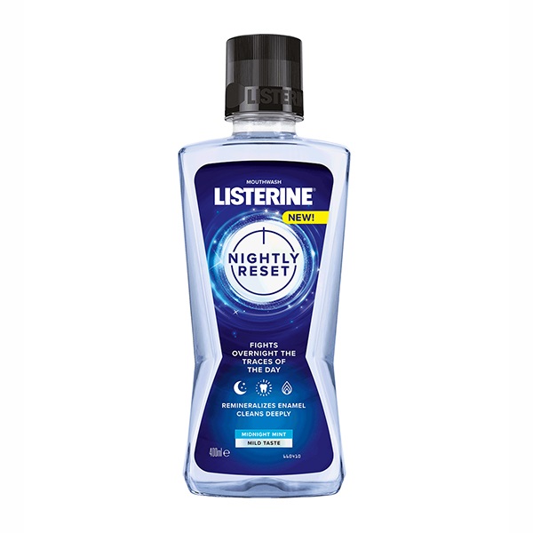 Szájvíz LISTERINE Nightly Reset mild taste 400 ml