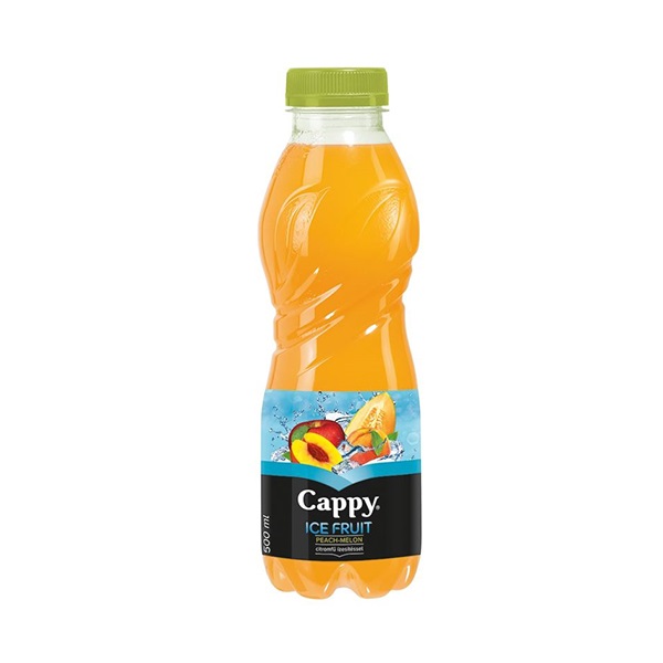 Üdítőital szénsavmentes CAPPY Ice Fruit Őszibarack-Sárgadinnye 12%-os 0,5L
