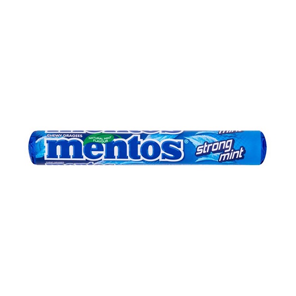 Cukordrazsé MENTOS Mint extra mentol 37,5g