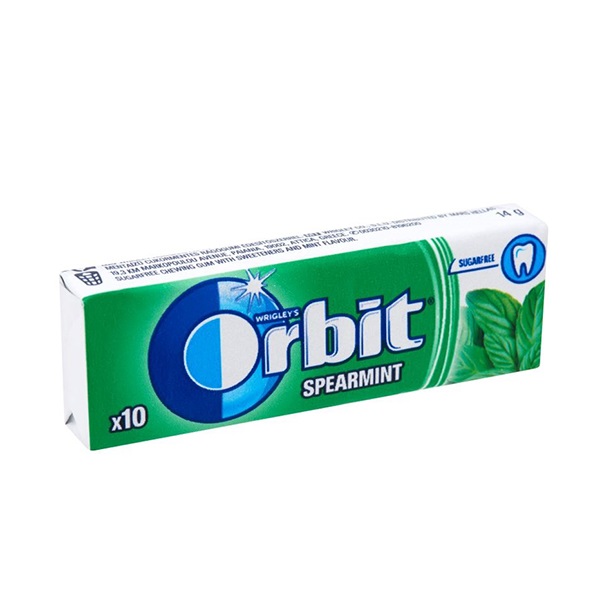 Rágógumi ORBIT Spearmint 14g