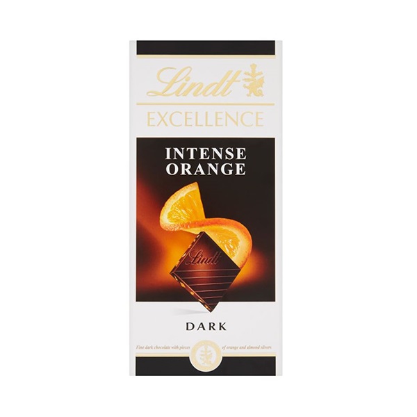 Étcsokoládé táblás LINDT Excellence narancsos 100g