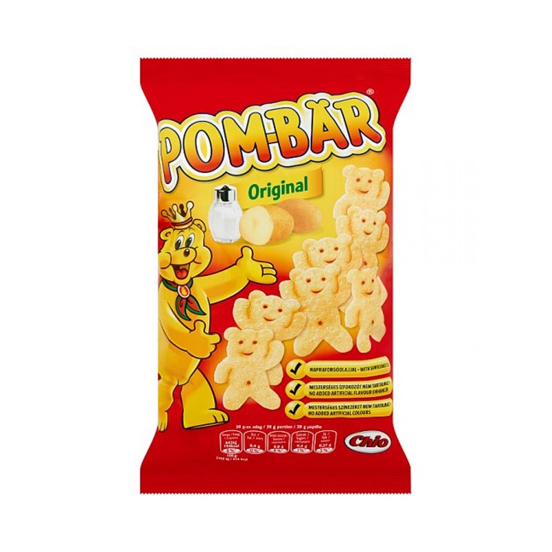 Burgonyachips CHIO POM BÄR Original 50g