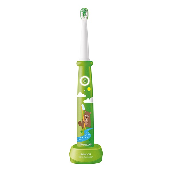 Elektromos gyermek fogkefe SENCOR SOC 0912GR zöld