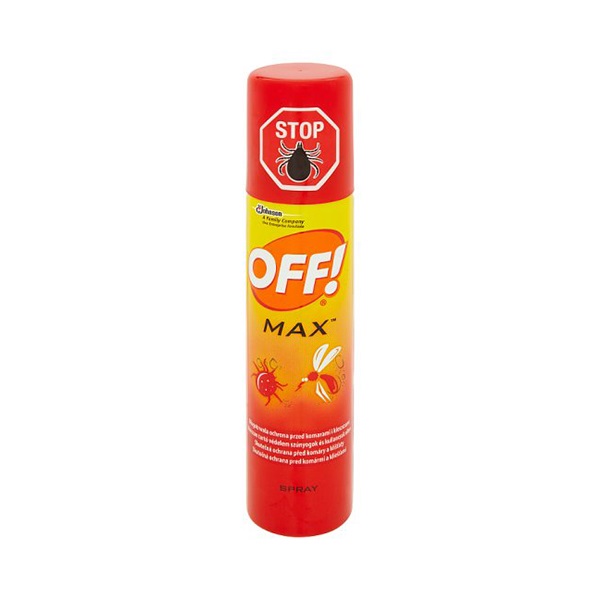 Rovarriasztó OFF! MAX szúnyog- kullancsriasztó 100 ml spray