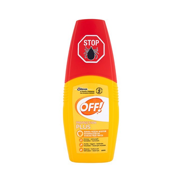 Rovarriasztó OFF! Protection Plus szúnyog- kullancs- és légyriasztó 100 ml pumpás folyadék