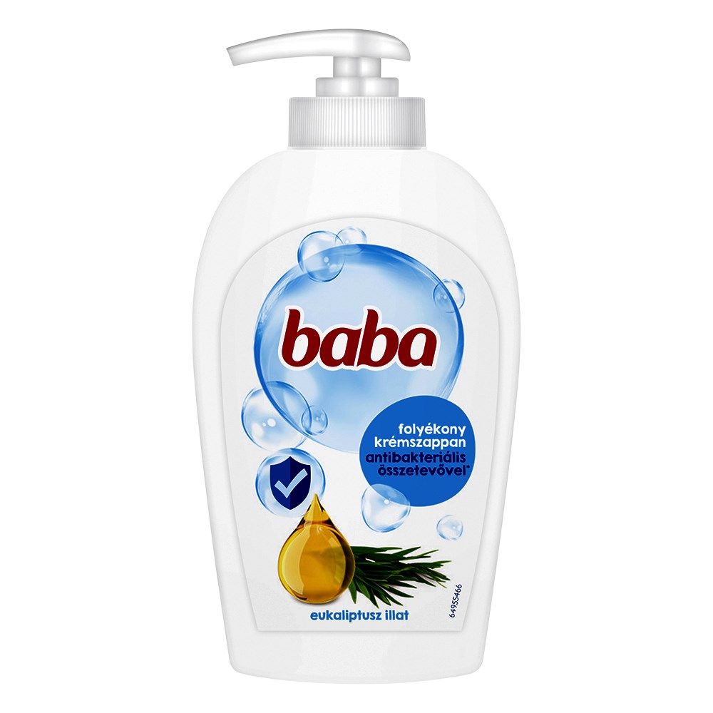 Folyékony szappan pumpás BABA antibakteriális eukaliptusz 250 ml
