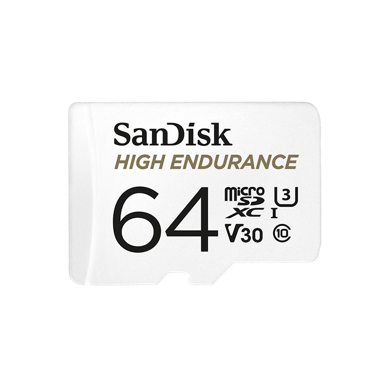 Memóriakártya SANDISK microSDXC High Endurance U3 V30 64 GB