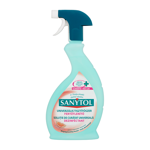 Fertőtlenítőszer SANYTOL grapefruit illattal 500ml spray