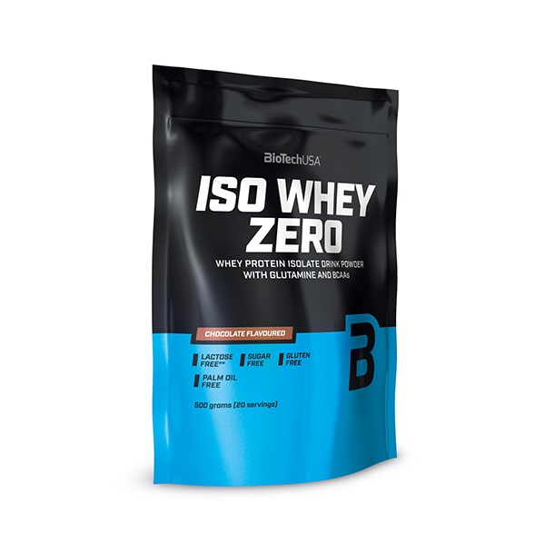 Fehérje laktózmentes BIOTECHUSA Iso Whey Zero Csokoládé 500 g