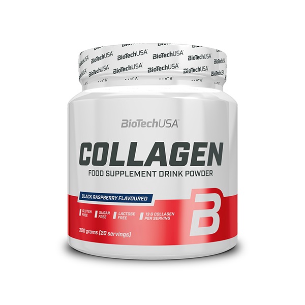 Vitamin BIOTECHUSA Collagen Fekete málna 300 g