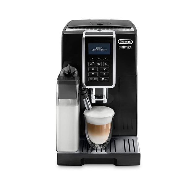 Automata kávéfőző DELONGHI ECAM35055B 2 személyes tejhabosítóval fekete