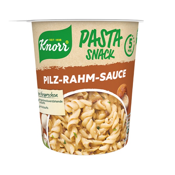 Instant tészta KNORR Snack Gombás-tejszínes szósz 63g