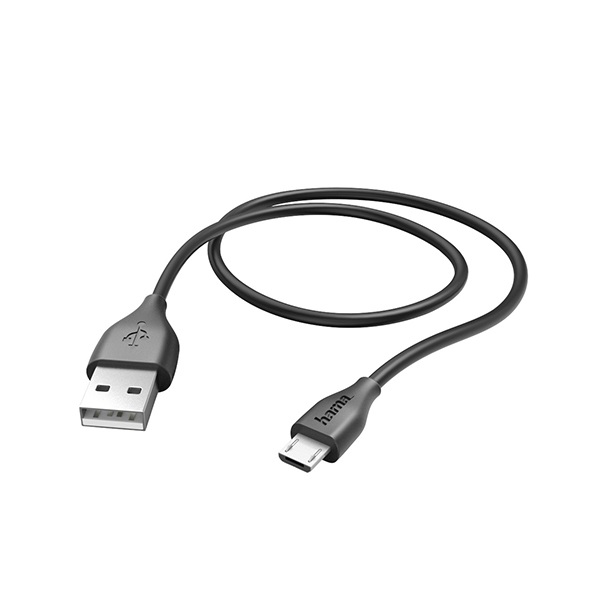 Adatkábel HAMA Micro USB 1,5m fekete