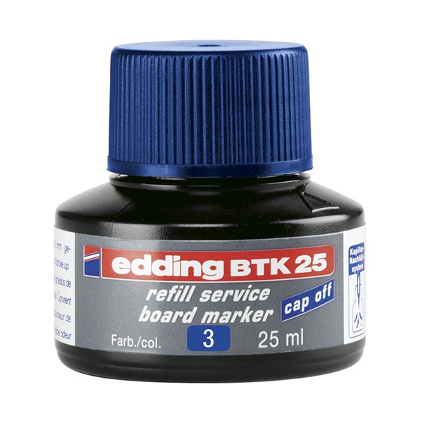 Tinta EDDING BTK25 táblamarkerhez 25 ml kék