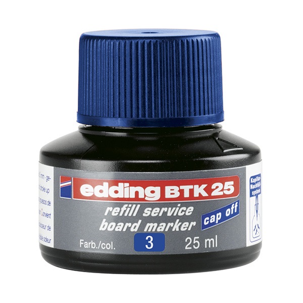 Tinta EDDING BTK25 táblamarkerhez 25 ml kék