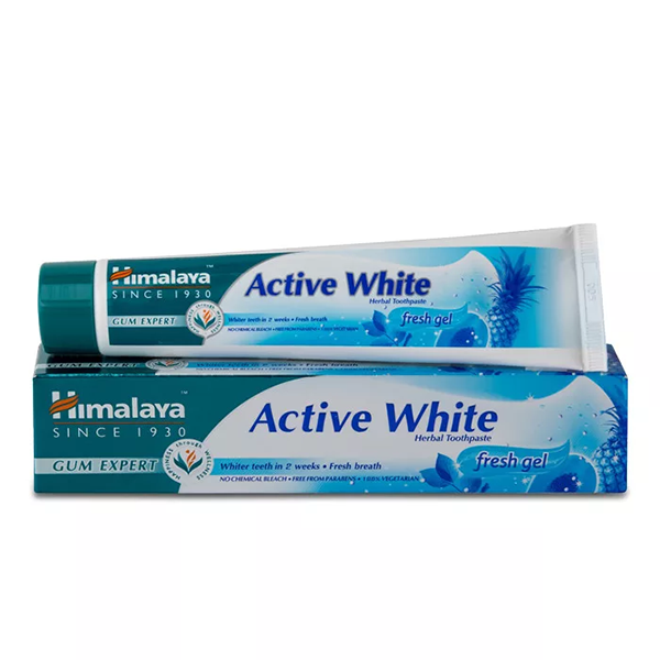 Fogkrém HIMALAYA Active White fogfehérítő és frissítő gyógynövényes 75ml