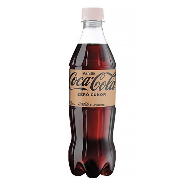 Üdítőital szénsavas COCA-COLA Zero Vanilia 0,5L