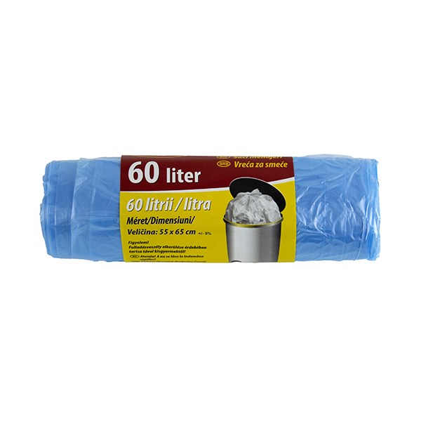 Szemeteszsák TUTI 60L 20 darabos