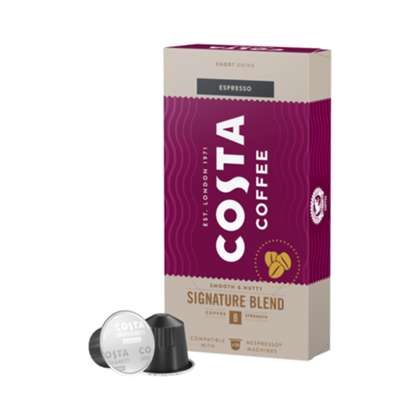 Kávékapszula COSTA COFFEE Nespresso Signature Blend Espresso 10 kapszula/doboz
