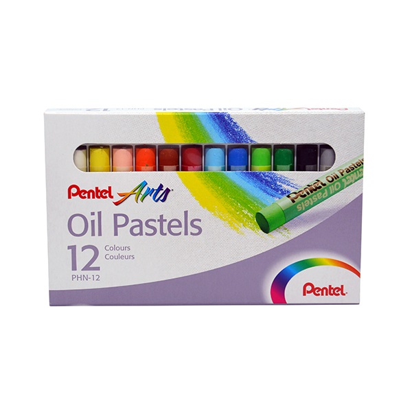 Olajpasztell kréta PENTEL 12db-os készlet