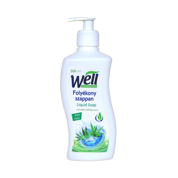 Folyékony szappan pumpás WELL aloe vera 500 ml