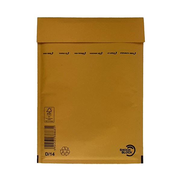 Légpárnás tasak No14/W4 szilikonos barna 180x265mm
