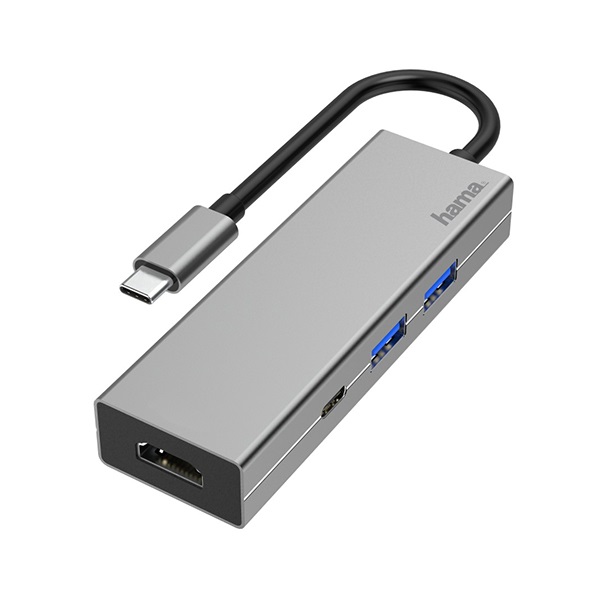 Elosztó HUB HAMA USB Type-C + 2xUSB 3.1/HDMI/USB Type-C