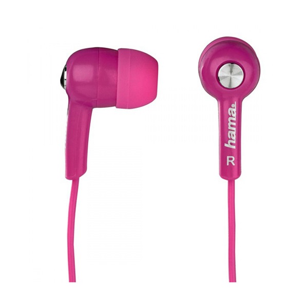 Fülhallgató HAMA HK2114 in-ear pink