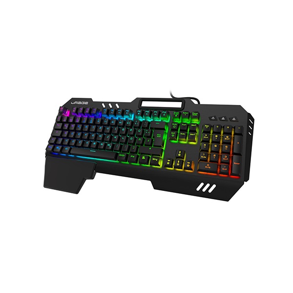 Billentyűzet vezetékes HAMA uRage Exodus 800 mechanikus Blue switch RGB fekete