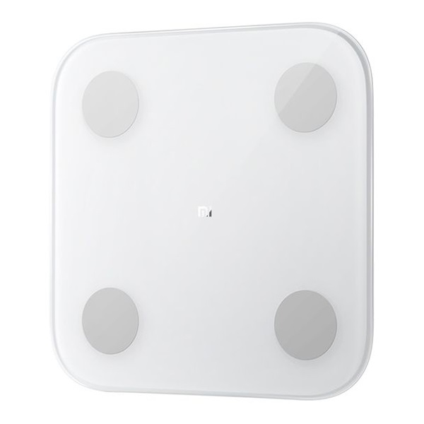 Személymérleg XIAOMI Mi Body Composition Scale 2 okos 150 kg üveg fehér
