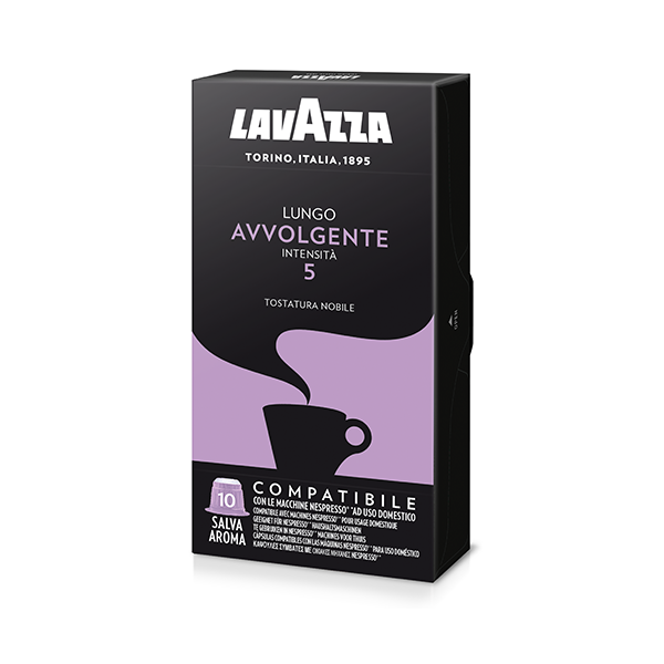 Kávékapszula LAVAZZA Nespresso Avvolgente Lungo 10 kapszula/doboz