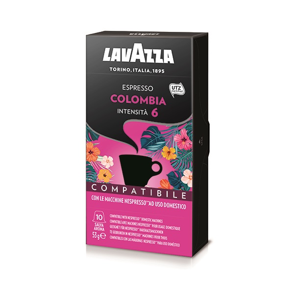 Kávékapszula LAVAZZA Nespresso Colombia 10 kapszula/doboz
