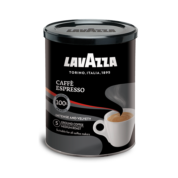 Kávé őrölt LAVAZZA Espresso fémdobozos 250g