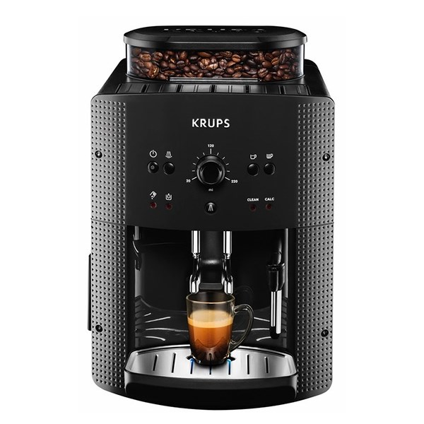 Kávéfőző automata KRUPS EA810870 2 személyes 15 bar fekete