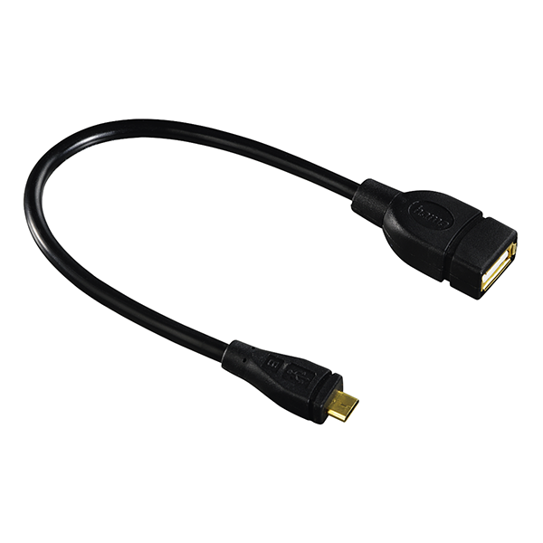 Kábel HAMA Micro USB-OTG 0,15m