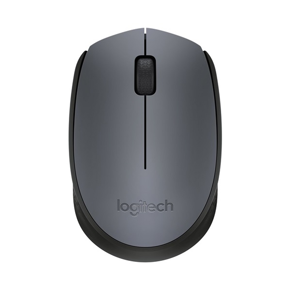 Egér vezeték nélküli LOGITECH M170 2,4 Ghz 1000 DPI szürke