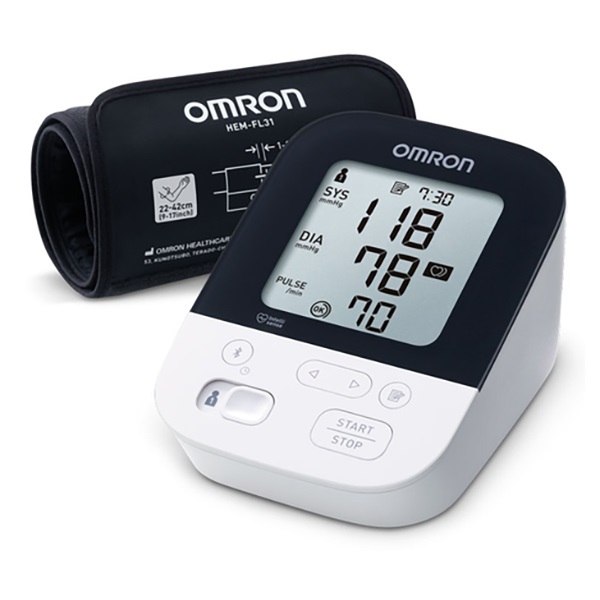 Vérnyomásmérő OMRON HEM-7155T-EBK LCD fehér